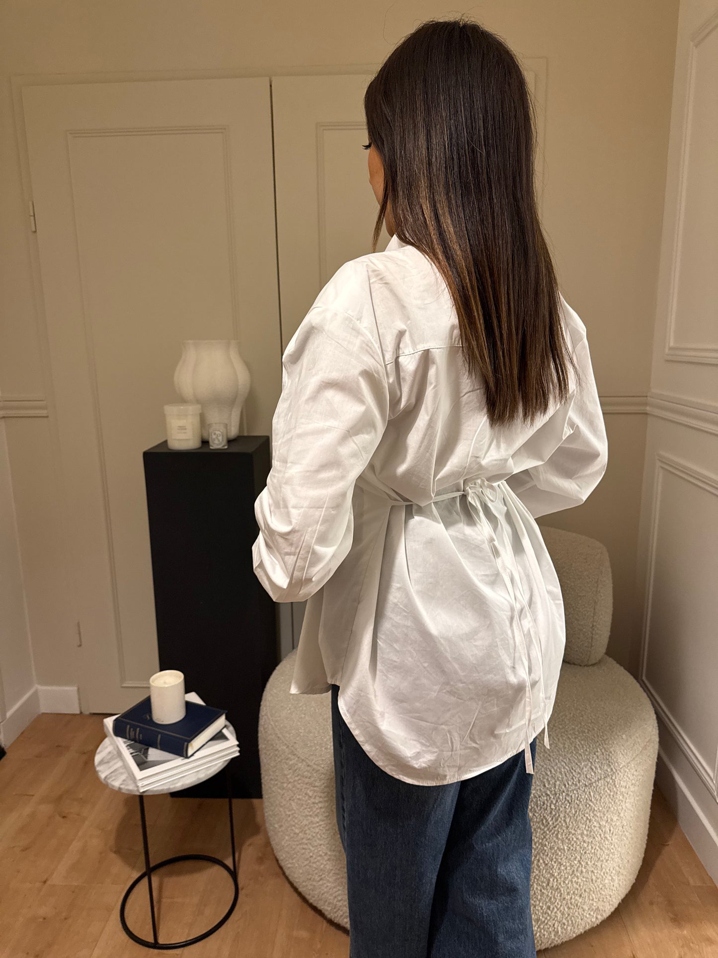 Chemise Adèle Blanche structurée