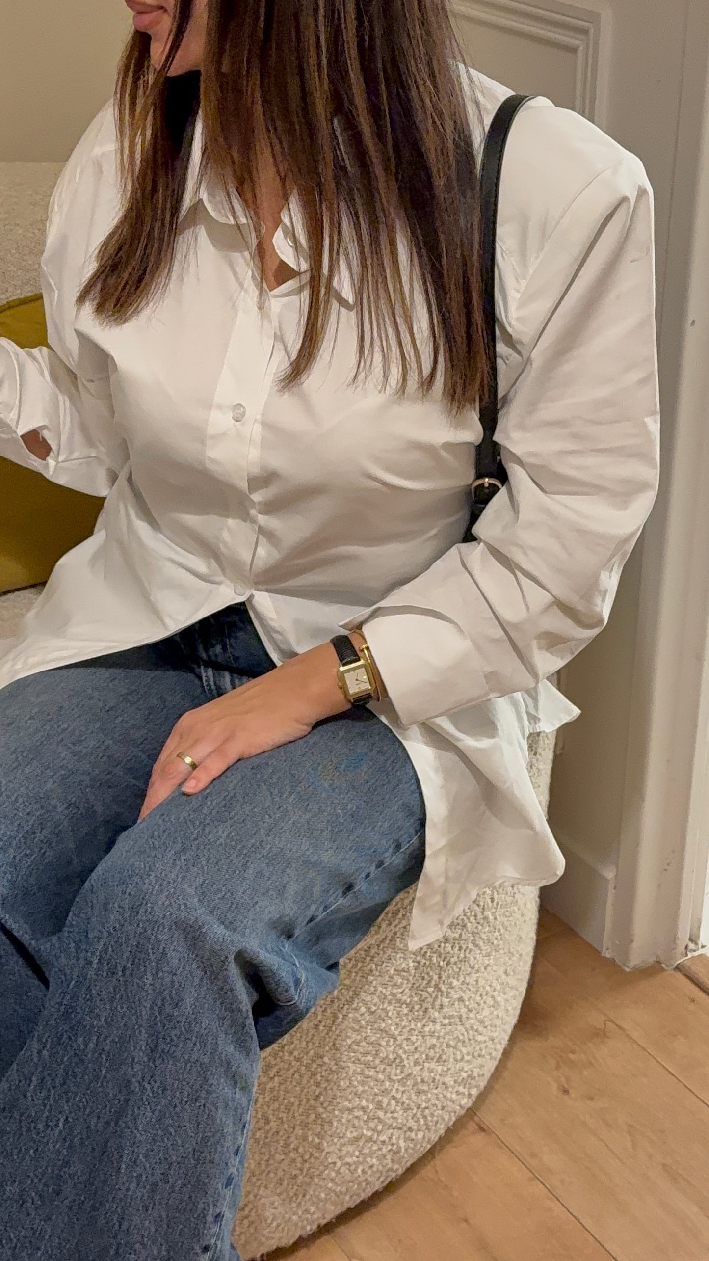 Chemise Adèle Blanche structurée